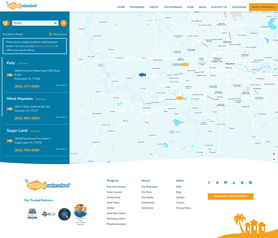 Customizable Location Pages